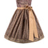 2-teiliges Midi Dirndl für Damen - Trachtenkleid für das Oktoberfest